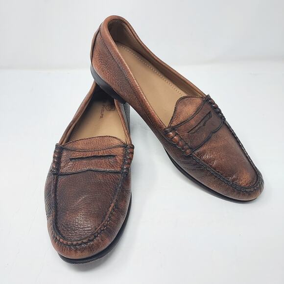 T.B. Phelps Brown Soft Leather Loafer Size 11 main image 6